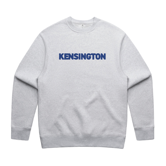 Logo crewneck - White heather